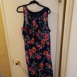 Pretty Floral Maxi Dress Plus Size